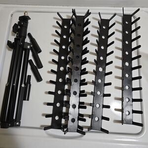 Black Tripod and Rack Set